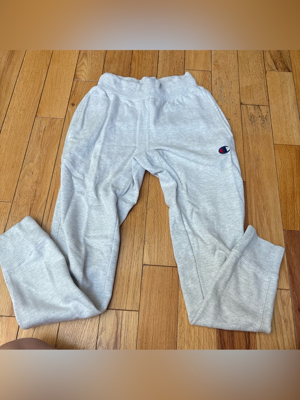 Champion Grey Logo Sweatpants